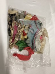 Bag Of Vintage Doll Clothes Incl. Black Label Barbie, Tammys Family