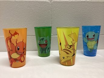 Set Of Four 2015 Pokemon Glasses