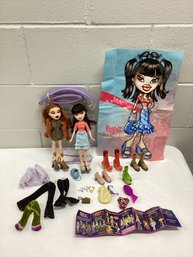 2002 Bratz Dolls & Accessories With Ad Poster