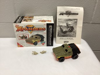 1989 Galoob Xpanders Attack 4x4 Gun Battery