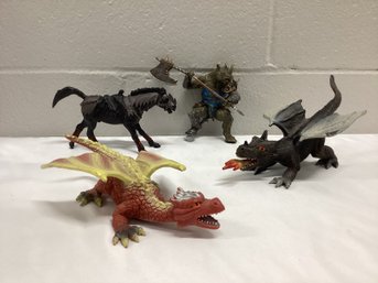 Toy Major Dragons & Papo Fantasy Figures