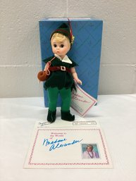 Vintage Madame Alexander Miniature Showcase Peter Pan Doll