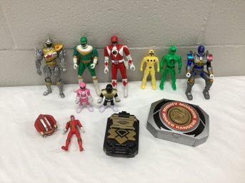 1993 & 1995 Mighty Morphin Power Rangers Action Figures, Mini Playset & More