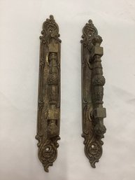 Pair Of Brass Drawer Pulls