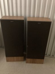 Pair Of Sony Speakers