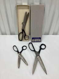 Vintage Wiss Pinking Sheers & Scissors