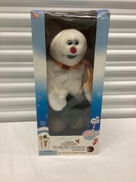 Spinning Snowflake Frosty The Snowman Animated Figure