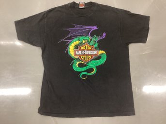 Vintage Rahway, NJ Harley Davidson Dragon T-Shirt