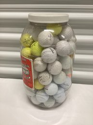 Large Tub Of Golf Balls