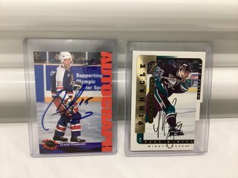 Signed Hockey Cards