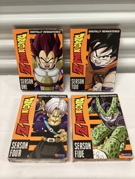 Dragon Ball Z DVDs Seasons 1-2, 4-5