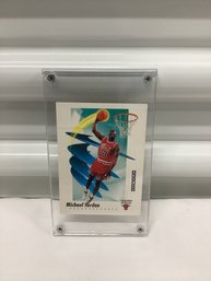 1991 Michael Jordan Card In Case