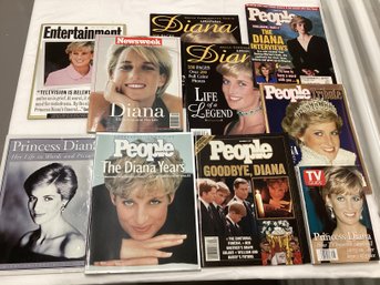 Collection Of Princess Diana Magazines