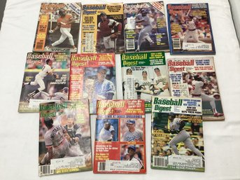 Vintage Baseball Digest Magazines