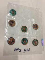 1971 Topps Metal Baseball Pogs