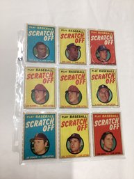 Vintage Baseball Scratch Off Cards