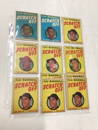 Vintage Baseball Scratch Off Cards