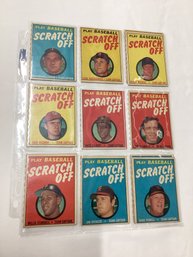 Vintage Baseball Scratch Off Cards