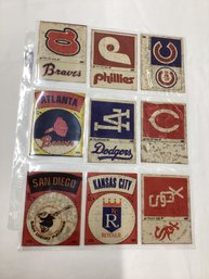 Vintage Fleer Cloth Baseball Card Stickers