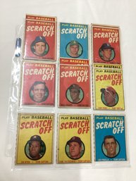 Vintage Baseball Scratch Off Cards