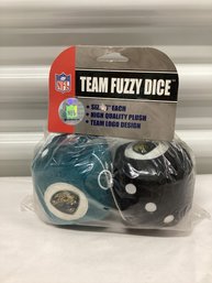 Jacksonville Jaguars Team Fuzzy Dice