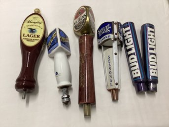 Collection Of Beer Tap Handles