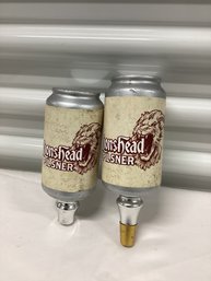 Lions Head Pilsner Faux Can Beer Tap Handles