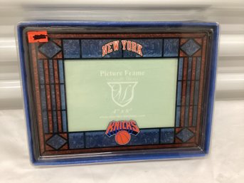 New York Knicks Art Glass Frame