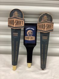 Third Shift Band Of Brewers Amber Lager Tap Handles