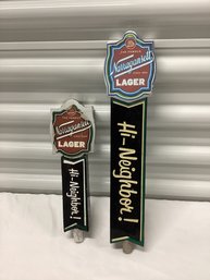 Narragansett Hi-Neighbor! Lager Tap Handles