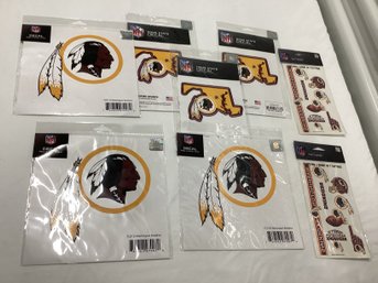 Washington Redskins NFL Vinyl Decals & Temp Tattoos