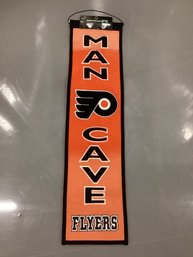 Philadelphia Flyers Wool Man Cave Banner