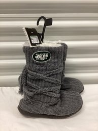 NWT New York Jets Slipper Boots