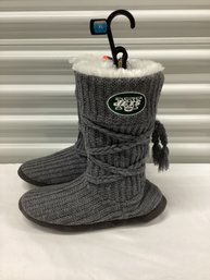 NWT New York Jets Slipper Boots