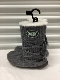 NWT New York Jets Slipper Boots