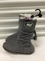 NWT New York Jets Slipper Boots