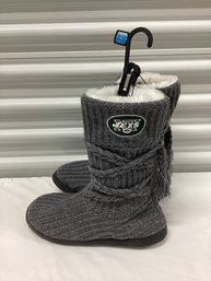 NWT New York Jets Slipper Boots