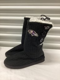 NWT Baltimore Ravens Slipper Boots