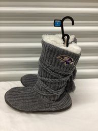 NWT Baltimore Ravens Slipper Boots