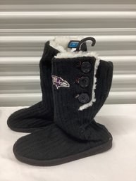 NWT Baltimore Ravens Slipper Boots