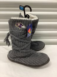 NWT Baltimore Ravens Slipper Boots