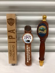 Wood Look Beer Tap Handles Incl. Anderson Valley, Sam Adams