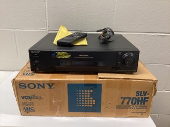 Sony SLV-770HF With Original Box