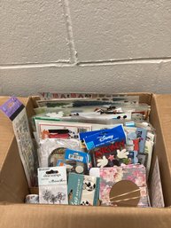 Box Of Scrapbooking Supplies