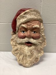 Large Paper Mache Santa Face