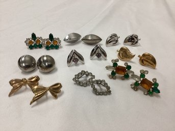 ALL Marked Sterling Vintage Screw Back Earrings