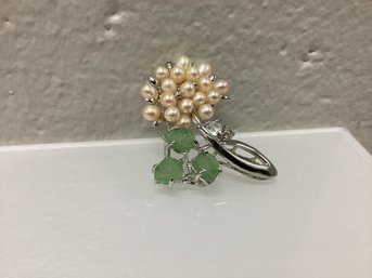 Cultured Pearl? Brooch