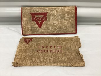 WWI Soldier YMCA Trench Checkers