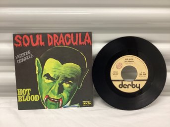 1975 Made In Italy Hot Blood Soul Dracula/draculas Theme 45