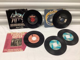 Rolling Stones, Guns N Roses, Twisted Sister  & Stars 45s